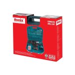 مجموعه 53 عددی پیچ گوشتی شارژی رونیکس مدل RS-8619 - تصویر 2