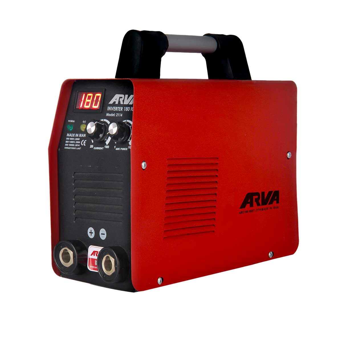 Welding-inverter-model-2114.jpg اینورتر 180 آمپر آروا مدل 2114 - تصویر 1